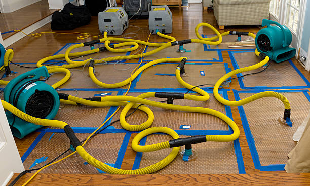 Professional Flood Damage Restoration technician working in Danvers, MA